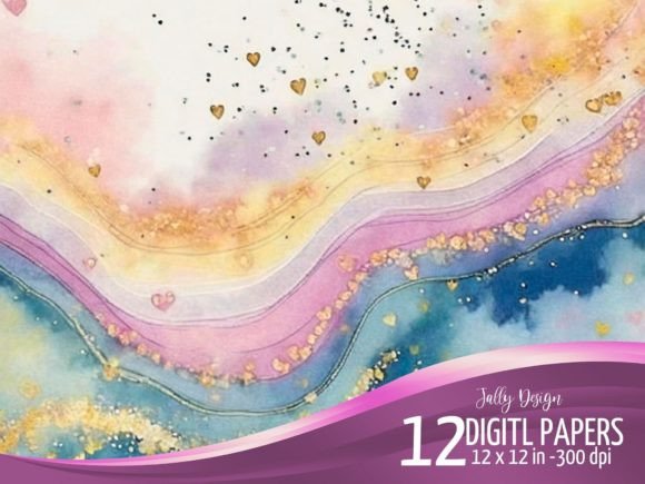 Abstract Pastel Watercolor Backgrounds: Soft, Dreamy Design Assets