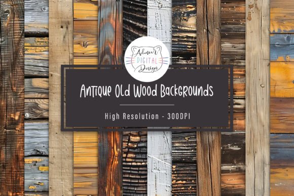 Antique Old Wood Backgrounds: A Designer's Essential Texture Kit