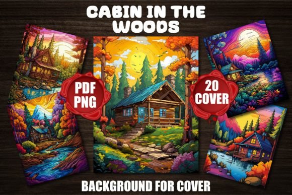 Cabin in the Woods Backgrounds for Cover Design