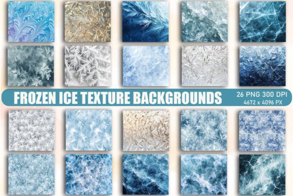 Chill Your Designs: Using Frozen Ice Texture Backgrounds