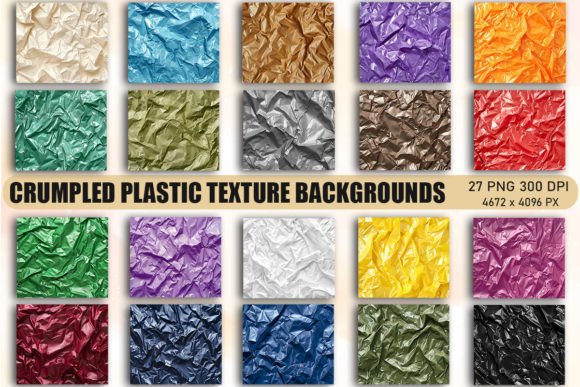 Crumpled Plastic Texture Backgrounds: A Designer's Guide