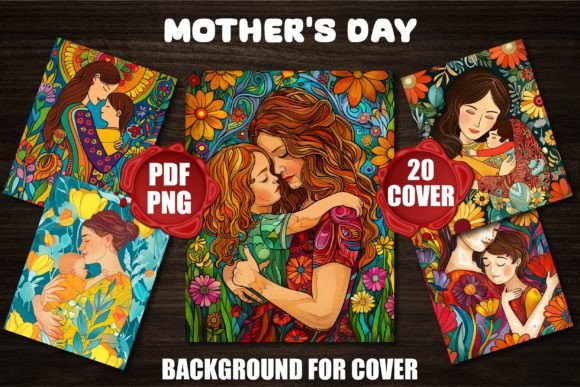Elevate Your Mother's Day Coloring Books with Professional Backgrounds
