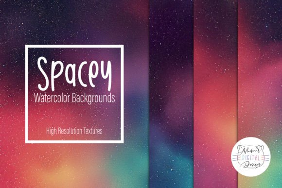 Exploring the Cosmic Appeal of Spacey Watercolor Backgrounds