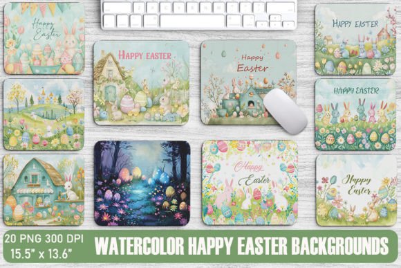 Infuse Your Designs with Playful Happy Easter Backgrounds