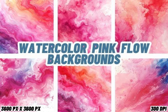 Mastering Serenity: The Art of Watercolor Pink Flow Backgrounds