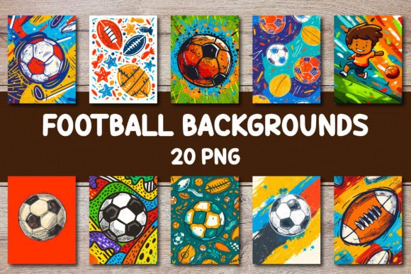 Score Big with Dynamic Football Backgrounds for Covers