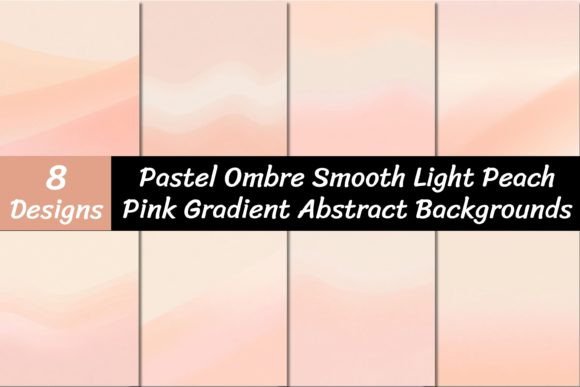 Soft Focus: Why Pastel Peach Ombre Gradient Backgrounds Are Essential Design Assets