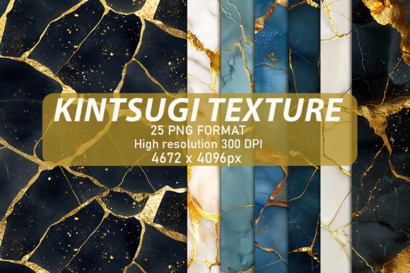 The Art of Golden Repair: Elevate Your Designs with Luxury Kintsugi Texture Backgrounds
